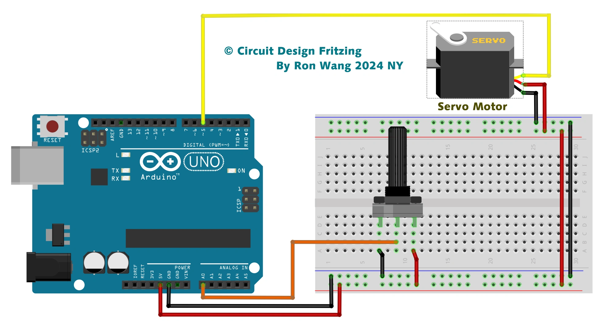 Arduino Project 025 - Servo Control