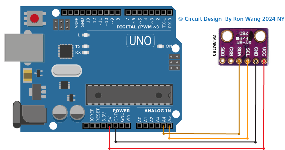 BMP280, Pressure Sensor,Arduino 