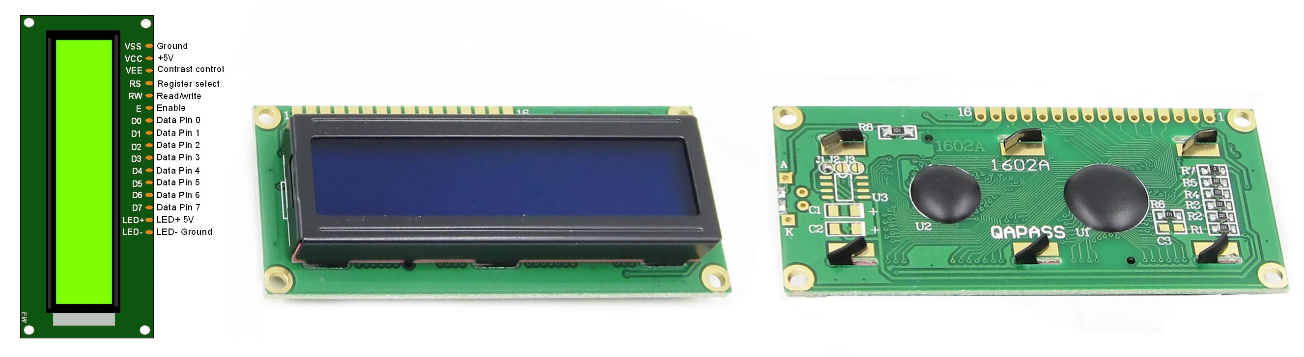 LCD_16x2 pin