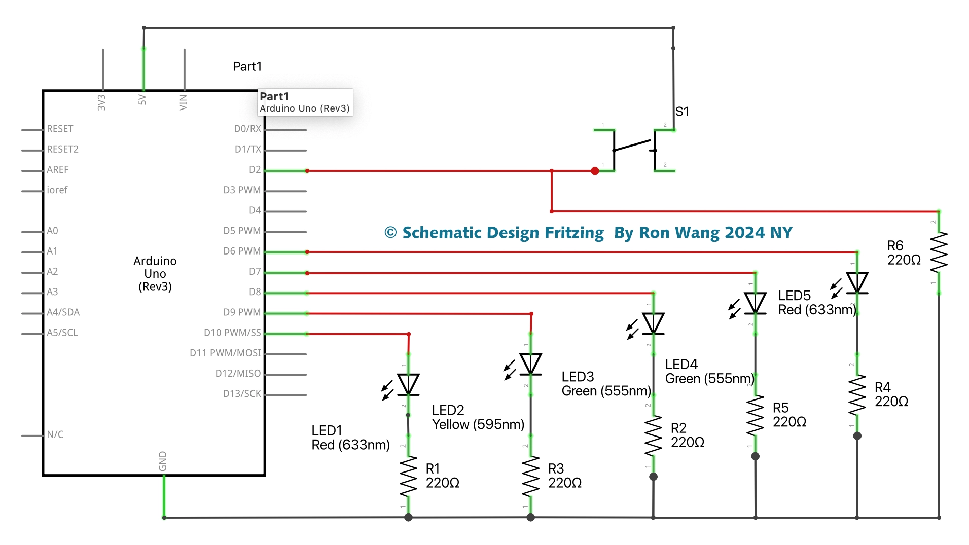 04 Interactive Traffic Light Schematic