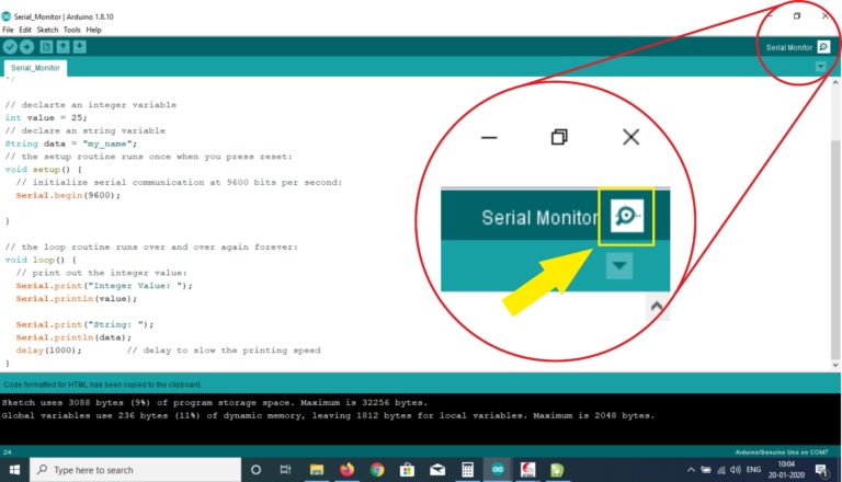 Arduino Programming Basic - Serial Monitor