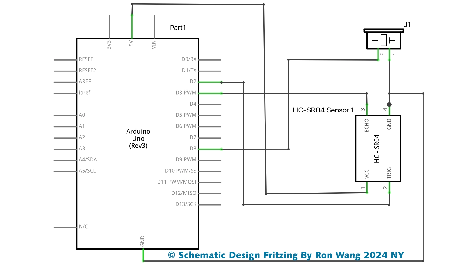 40 Ultrasonic Alarm Schematic