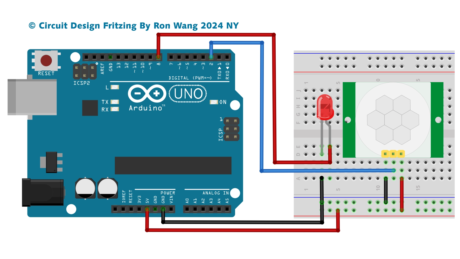  ​Arduino Project 048 - Human Body Infrared Detector and Relay Light