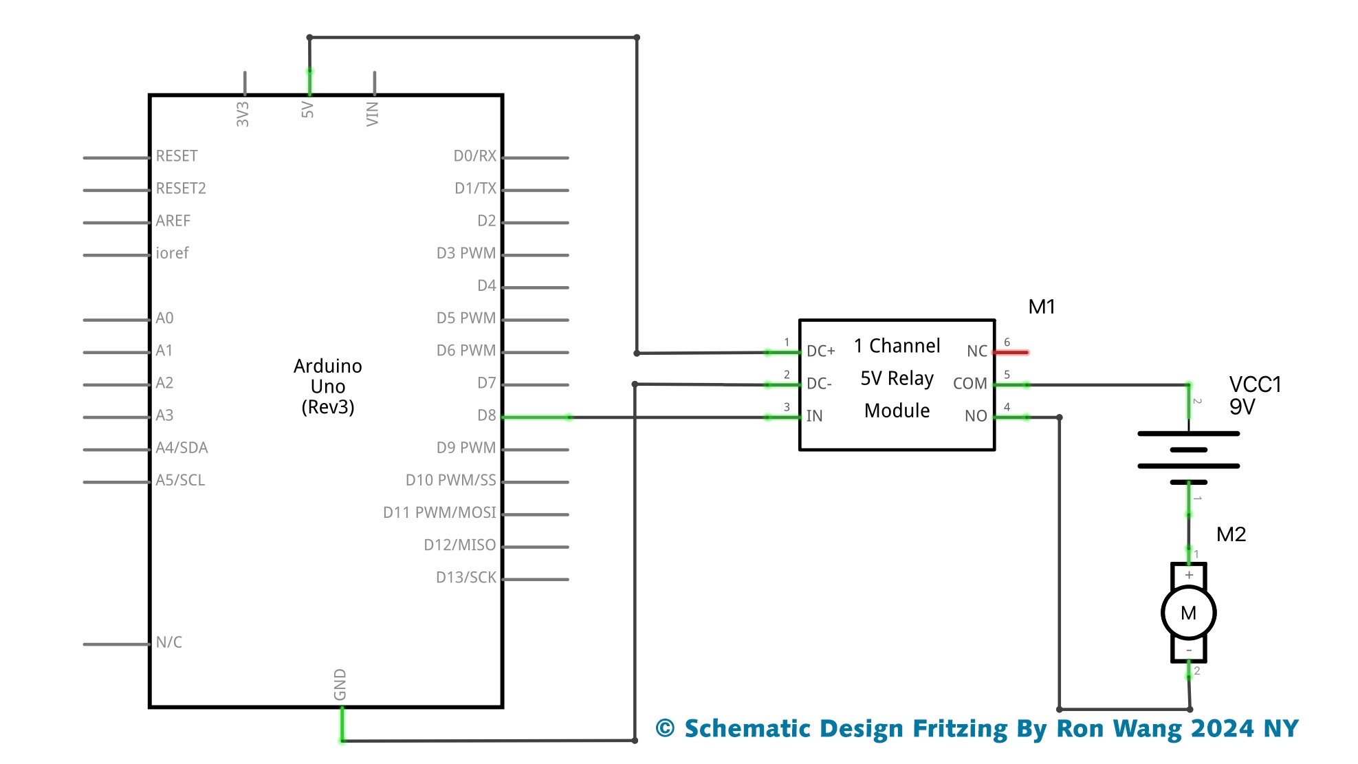 47 Relay Control  Schematic