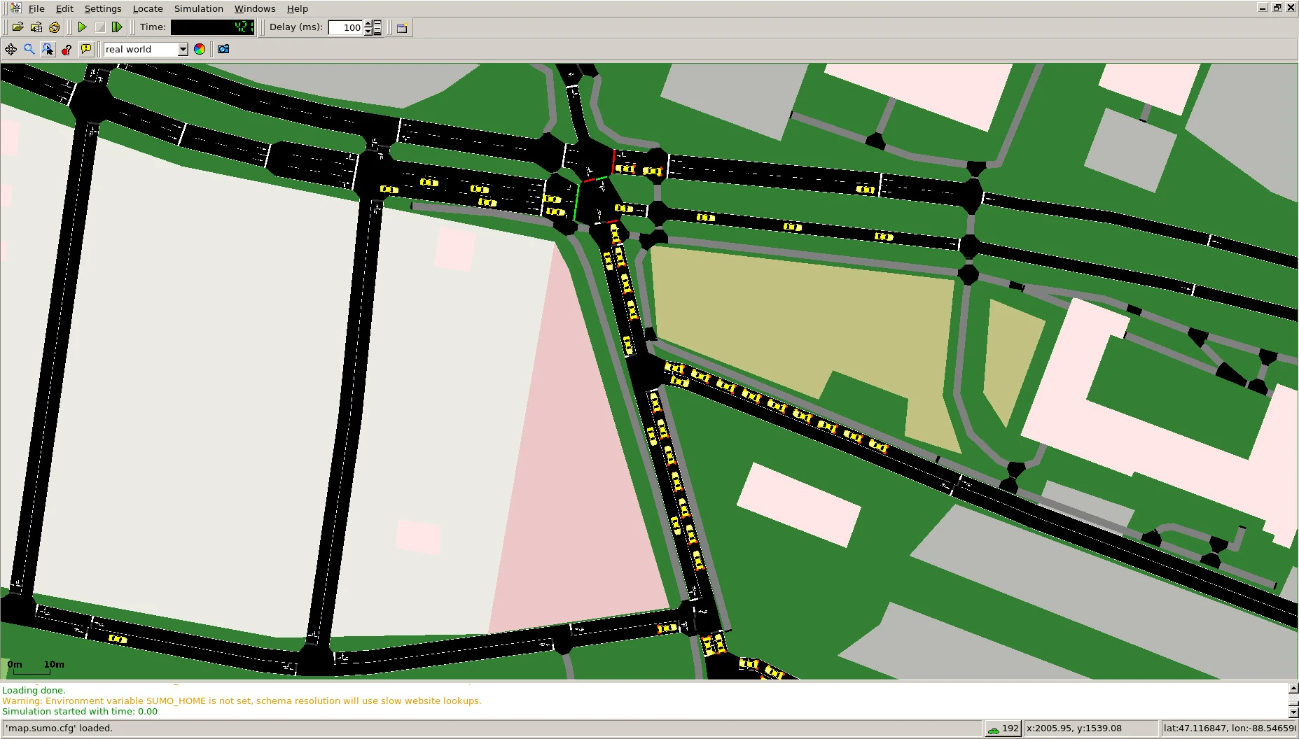 Research and analysis of internet of vehicles simulation test