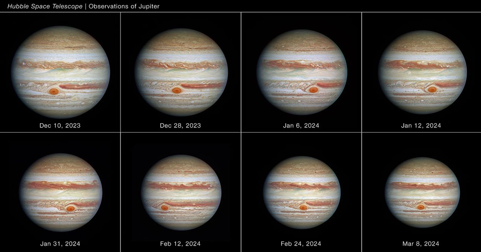 Jupiter Great Red Spot Movie